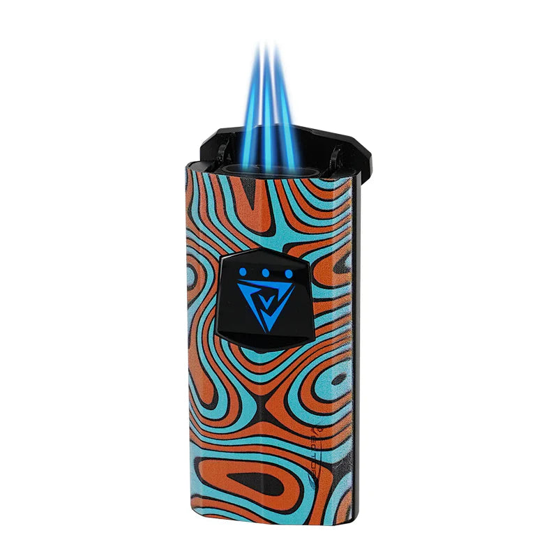 Vector Icon Electric Triple Flame Torch Lighter