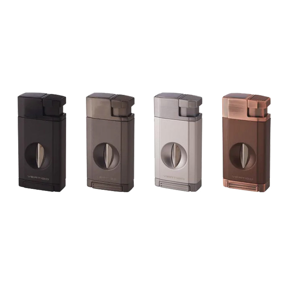 Vertigo Saber Double Flame Torch Lighter w/Fold Out V Cutter