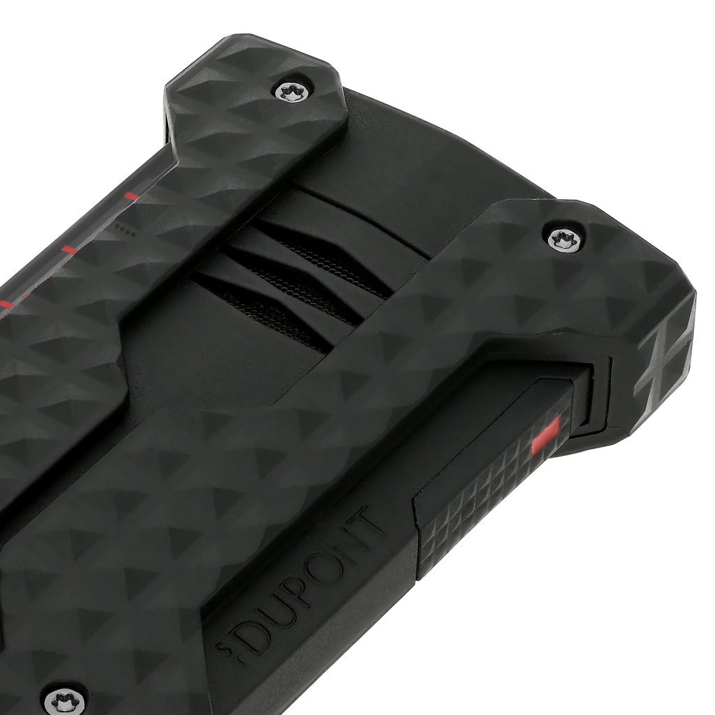 S.T. Dupont LI Windproof Brushed Black Lighter