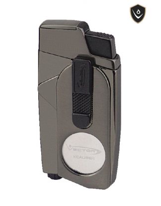 Vector Xcaliber Double Flame Lighter with Cutter