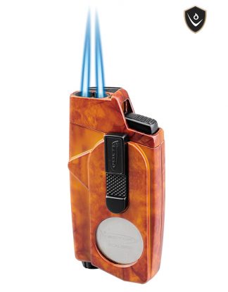 Vector Xcaliber Double Flame Lighter with Cutter