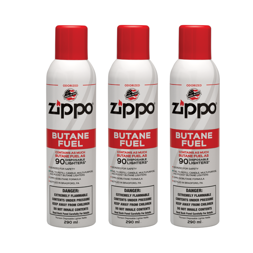 Zippo Odorized Butane Fuel 9.8 fl oz