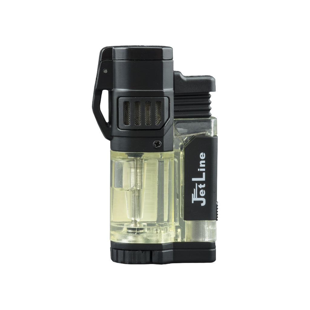 Jetline Diego Triple Flame Pocket Lighter w/ Punch Cutter