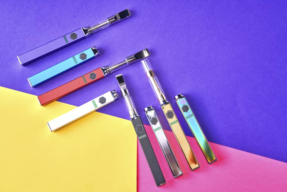Ooze Quad 510 Thread 500mAh Square Vape Pen Battery + USB Charger