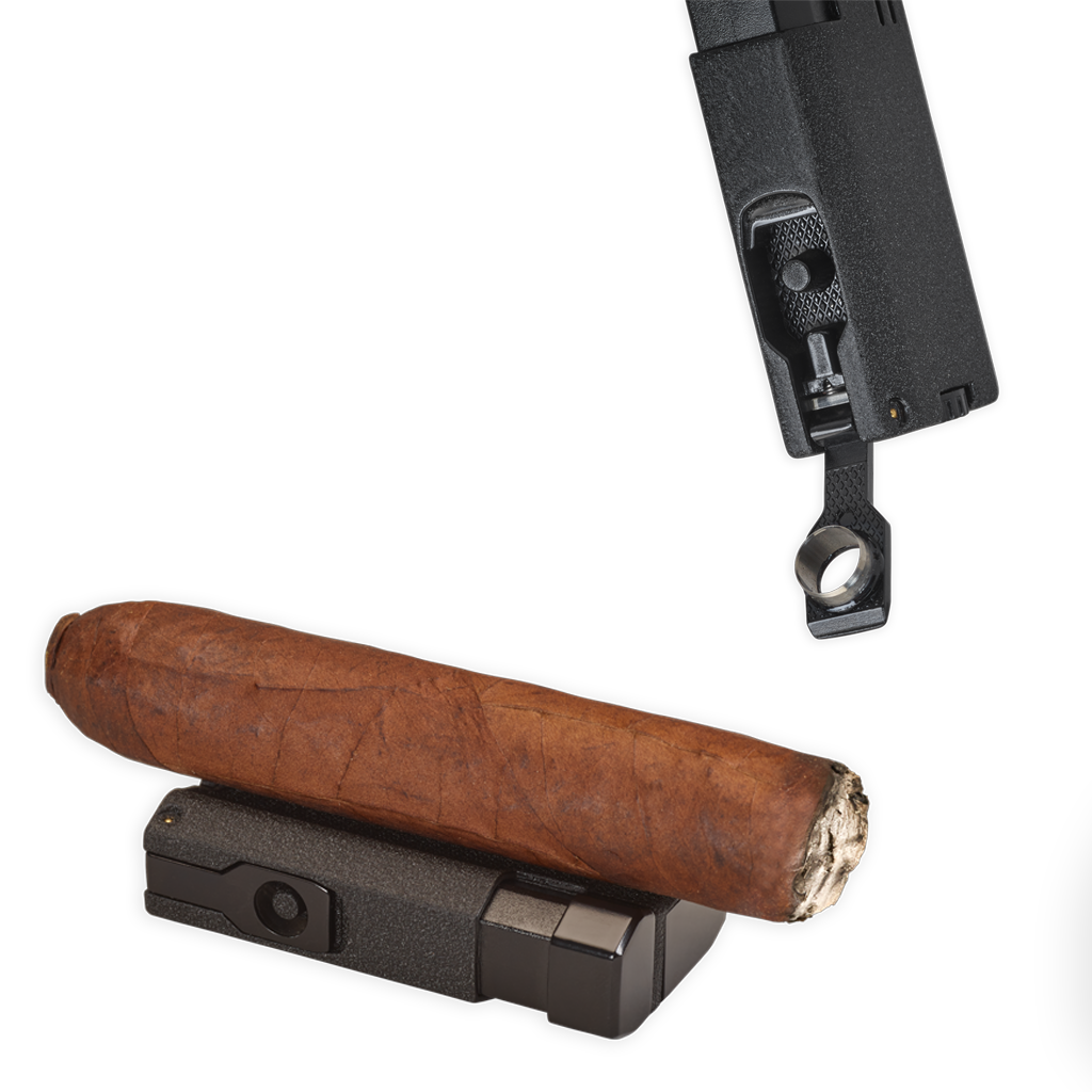 Vertigo Delegate Double Flame Torch Lighter with Cigar Punch