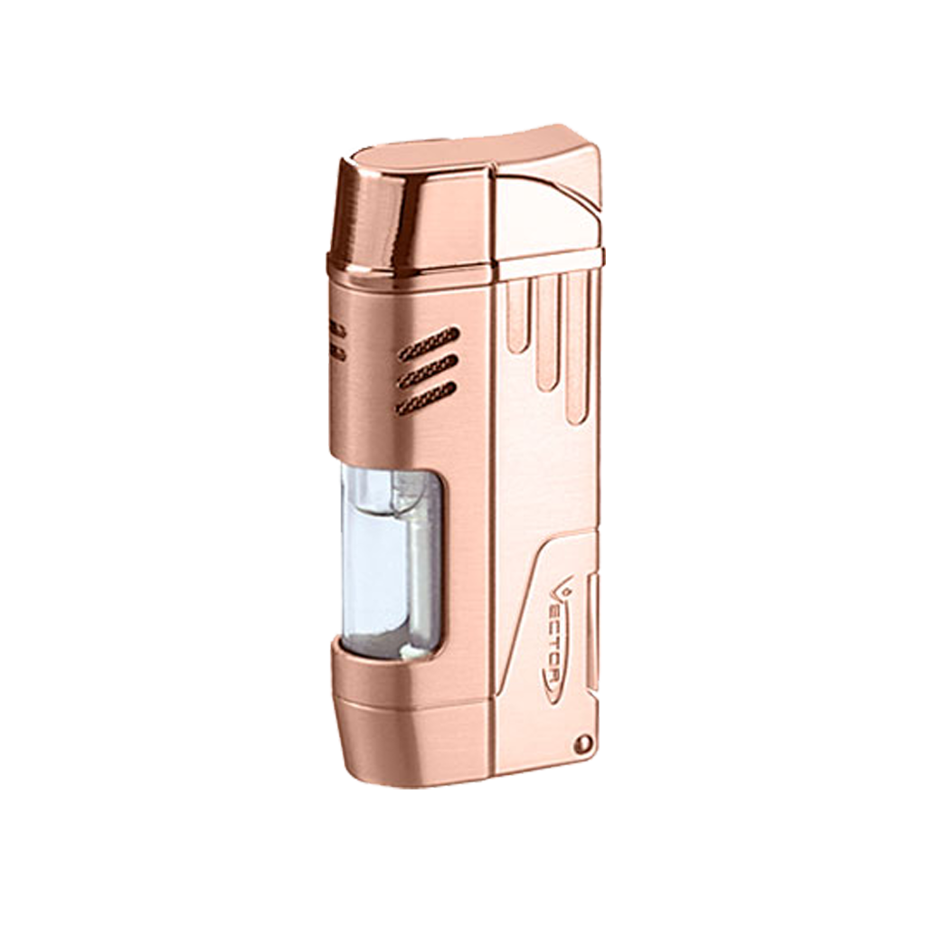 Vector Delta Dual Flame Torch Lighter with Cigar Punch