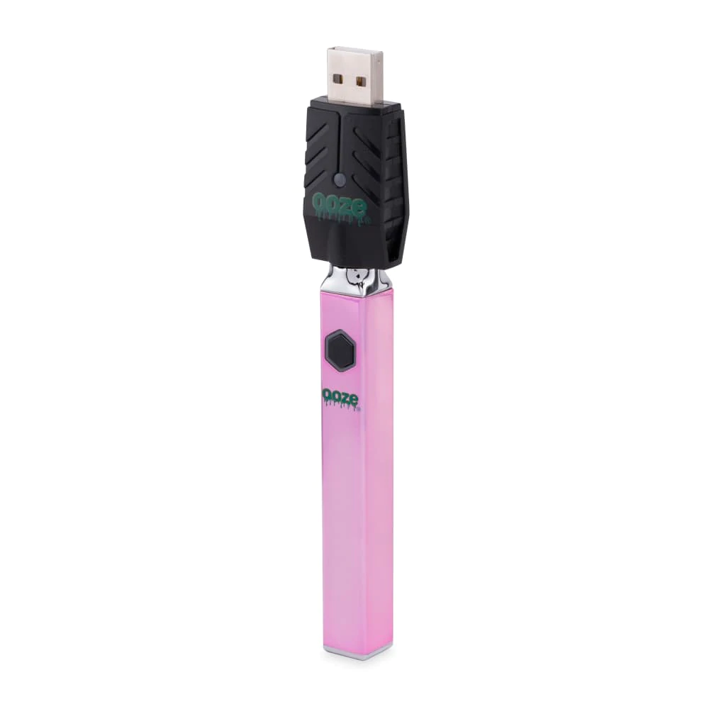 Ooze Quad 510 Thread 500mAh Square Vape Pen Battery + USB Charger
