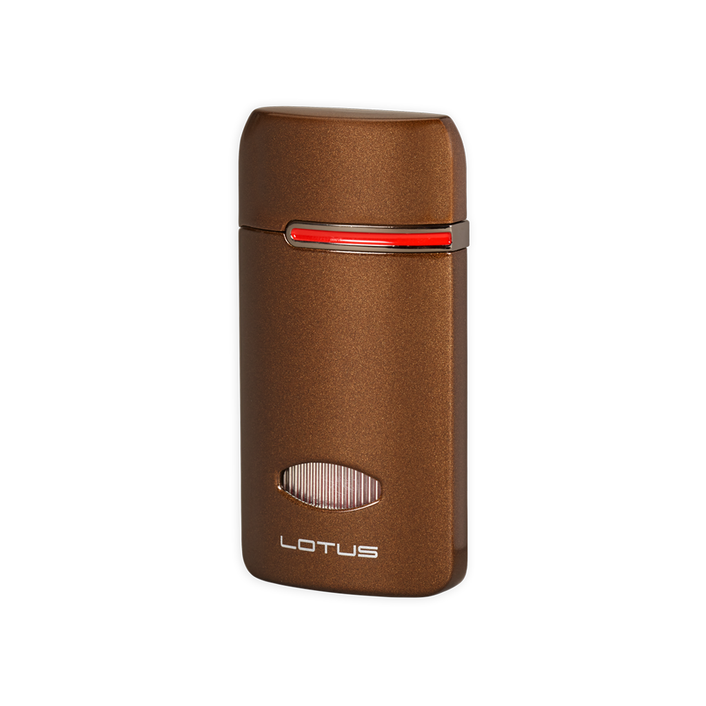 Lotus Lighter L76 Matrix Triple Jet Lighter with Cigar Punch