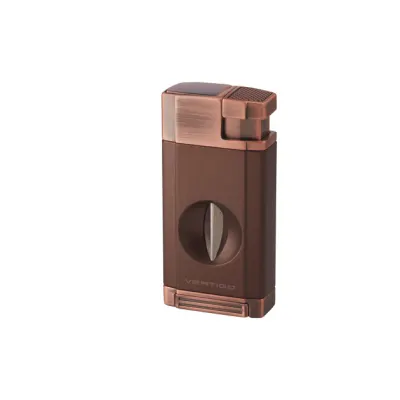 Vertigo Saber Double Flame Torch Lighter w/Fold Out V Cutter