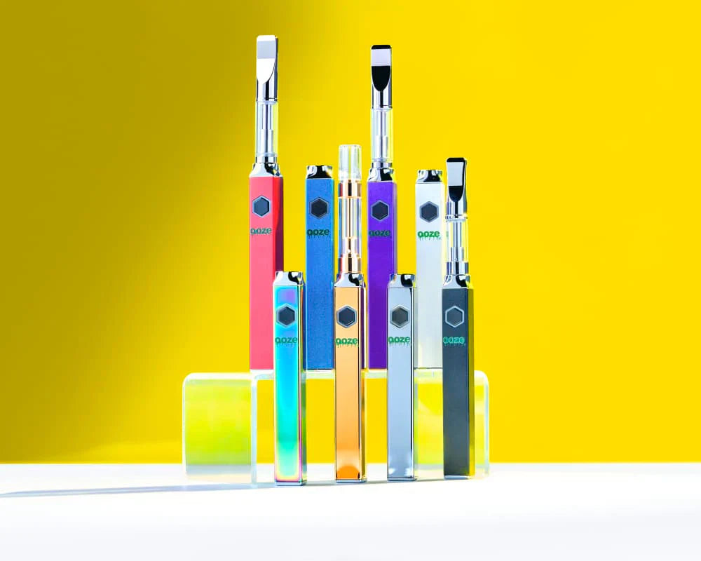 Ooze Quad 510 Thread 500mAh Square Vape Pen Battery + USB Charger