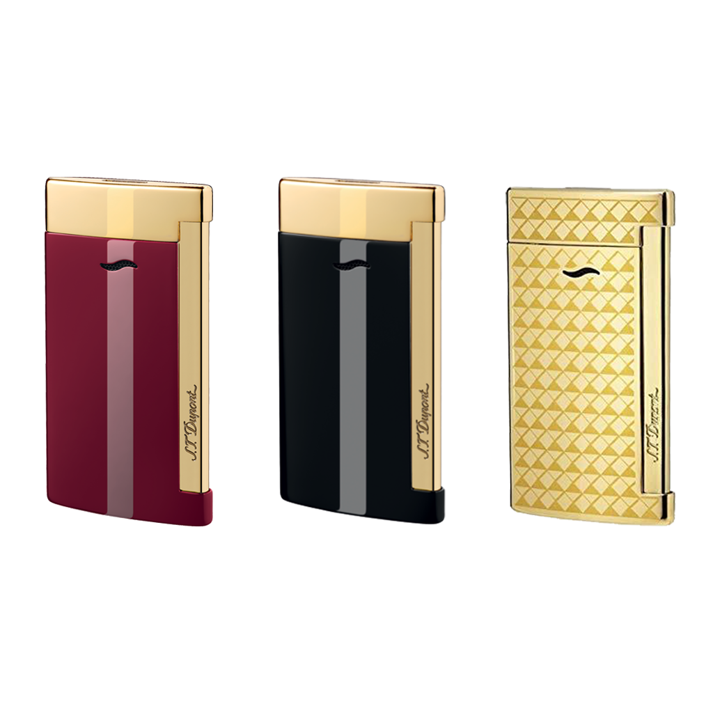 S.T. Dupont Lighter Slim 7 - Gold Finish