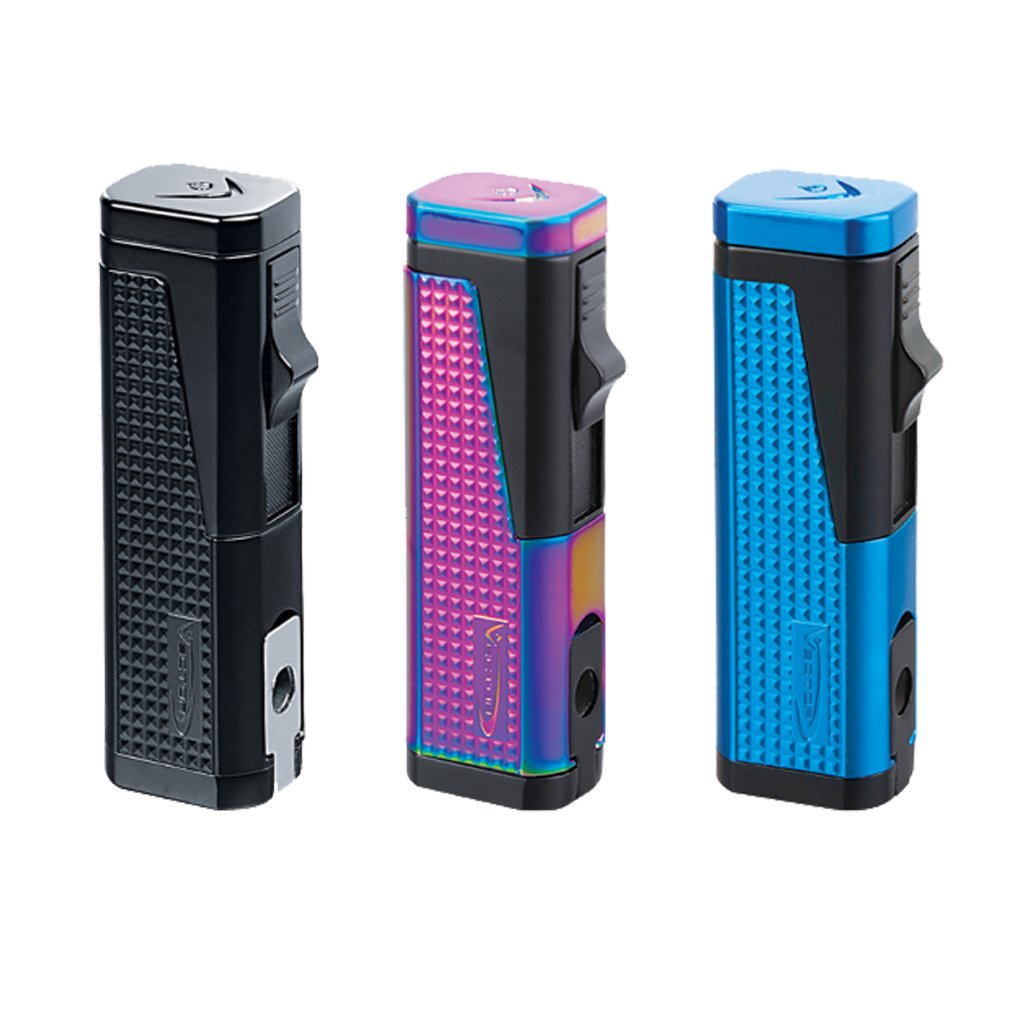 Vector Urbano Triple Flame Torch Lighter with Cigar Punch