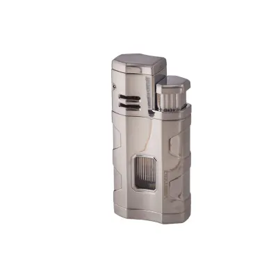 Vertigo Envoy Triple Torch Flame Lighter w/Cigar Punch